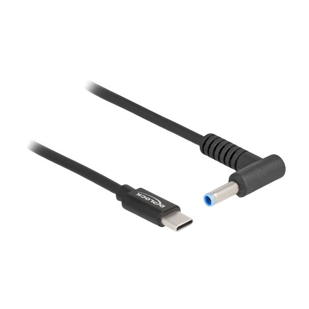 DeLOCK Laptop Charging Cable USB Type-C male to HP 4.5 x 3.0 mm male