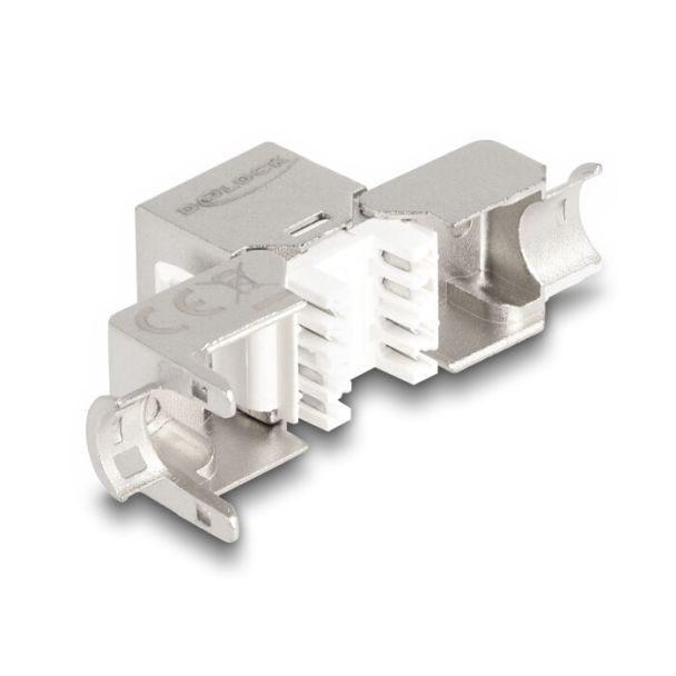 DeLOCK Modulo Keystone RJ45 femmina a LSA Cat.6A Slim senza fili