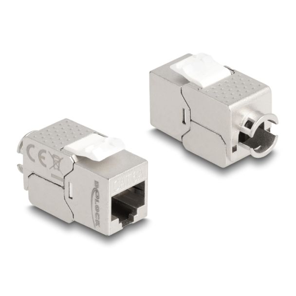 DeLOCK Modulo Keystone RJ45 femmina a LSA Cat.6A Slim senza fili