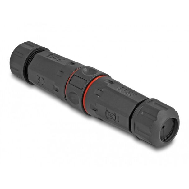 DeLOCK Optical Fiber Cable Connector LC Duplex female to LC Duplex female OM3 waterproof