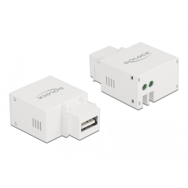 DeLOCK Keystone Module USB Type-A Charging Port 2.1 A white
