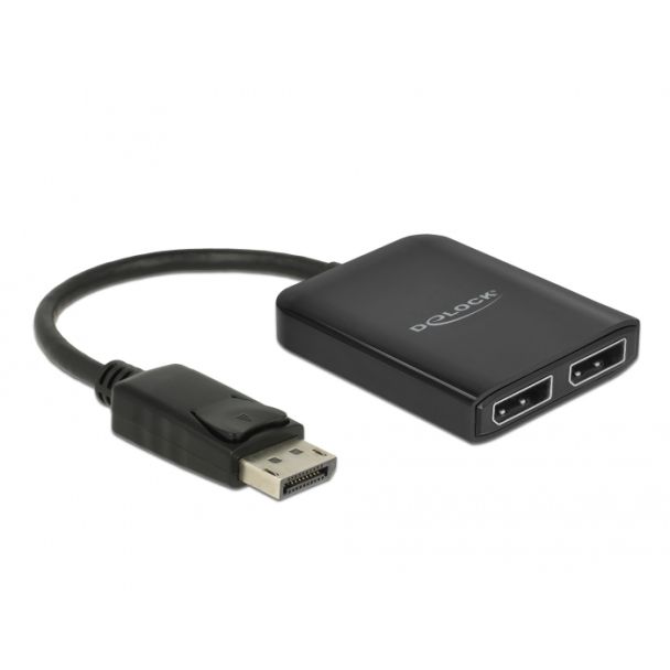 DeLOCK Splitter DisplayPort 1.4 1 x DisplayPort a 2 x DisplayPort MST