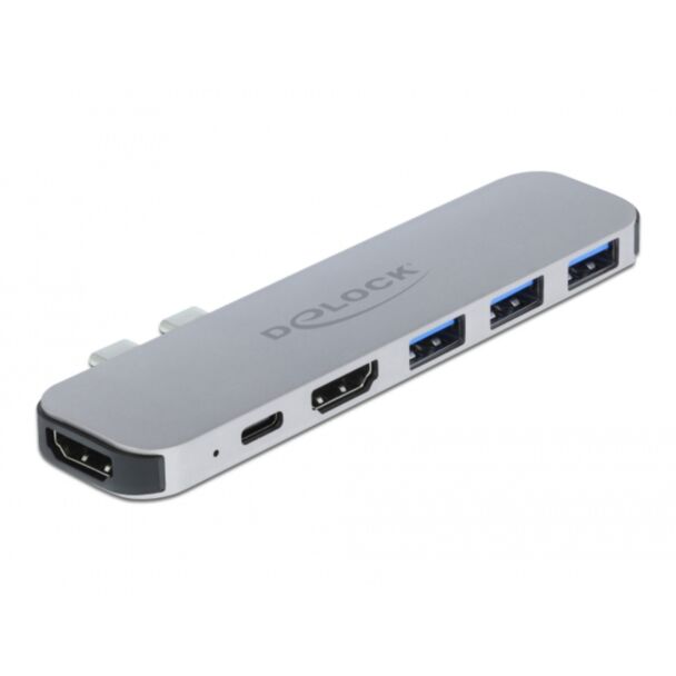 DeLOCK Docking Station per MacBook Dual HDMI 4K / PD / Hub