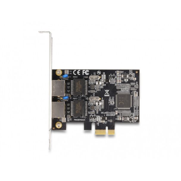 DeLOCK Scheda PCI Express x1 per 2 x RJ45 Gigabit LAN