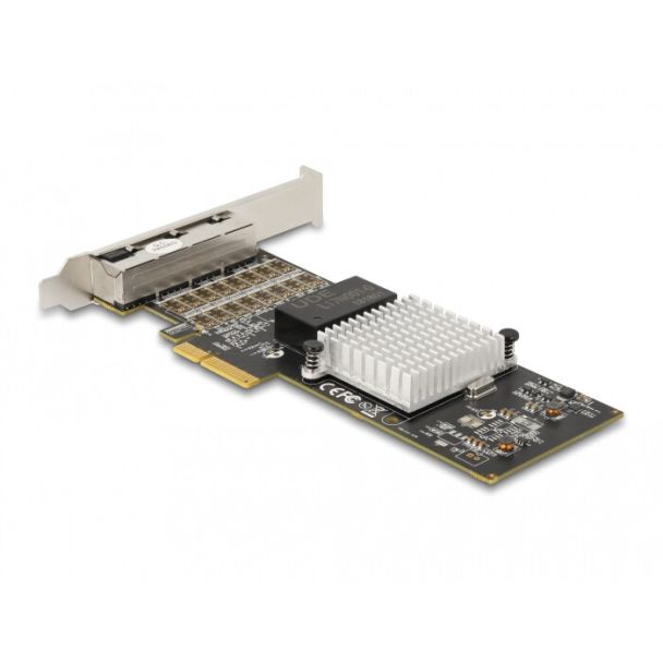 DeLOCK Scheda PCI Express x4 per 4 x RJ45 Gigabit LAN