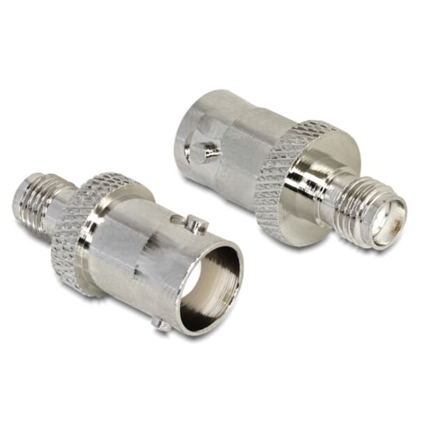 DeLOCK 88568 adattatore per inversione del genere dei cavi SMA BNC Argento
