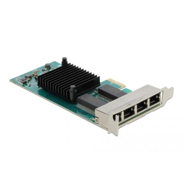 DeLOCK Scheda PCI Express per 4 x Gigabit LAN