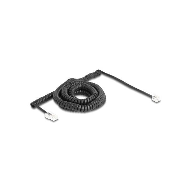 DeLOCK 88482 cavo telefonico 10 m Nero
