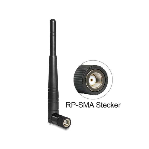 DeLOCK 88461 antenna di rete Antenna omnidirezionale RP-SMA 3 dBi