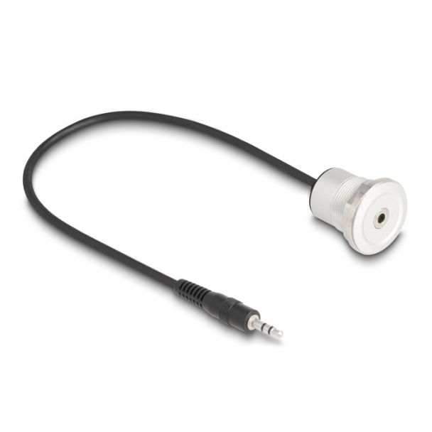 DeLOCK 88188 audio cable 0.3 m 3.5mm Black, Silver