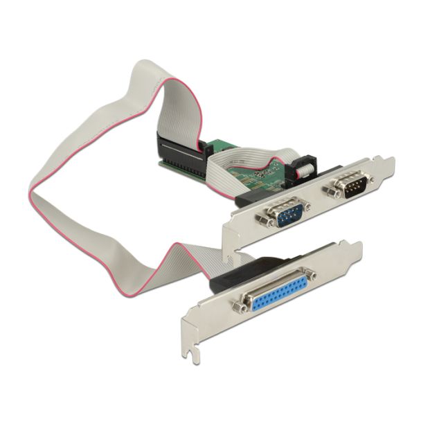 DeLOCK 89556 scheda di interfaccia e adattatore Interno Parallelo, Seriale