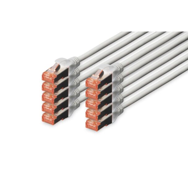 Digitus Cavo patch CAT 6 S/FTP, 10 pezzi