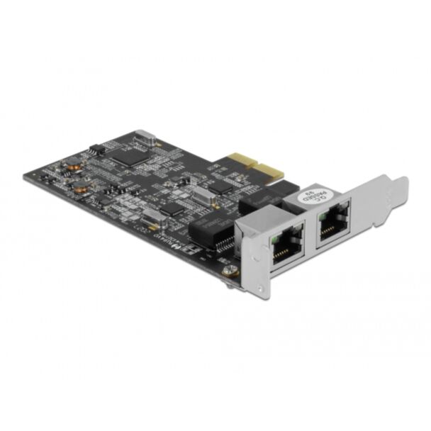 DeLOCK Scheda PCI Express x2 per 2 x 2,5 Gigabit LAN