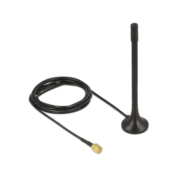 DeLOCK 89490 antenna di rete Antenna omnidirezionale SMA 2 dBi