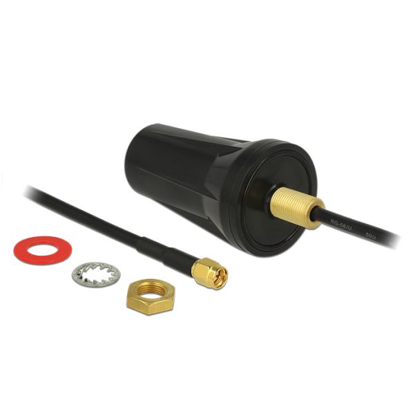 DeLOCK 89487 antenna di rete Antenna omnidirezionale SMA 2 dBi