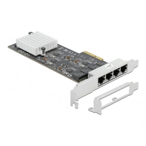 DeLOCK PCI Express x4 Card to 4 x RJ45 2.5 Gigabit LAN RTL8125