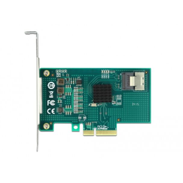 DeLOCK Scheda PCI Express x4 per 4 x SATA 6 Gb/s RAID e HyperDuo - Fattore di forma a basso profilo