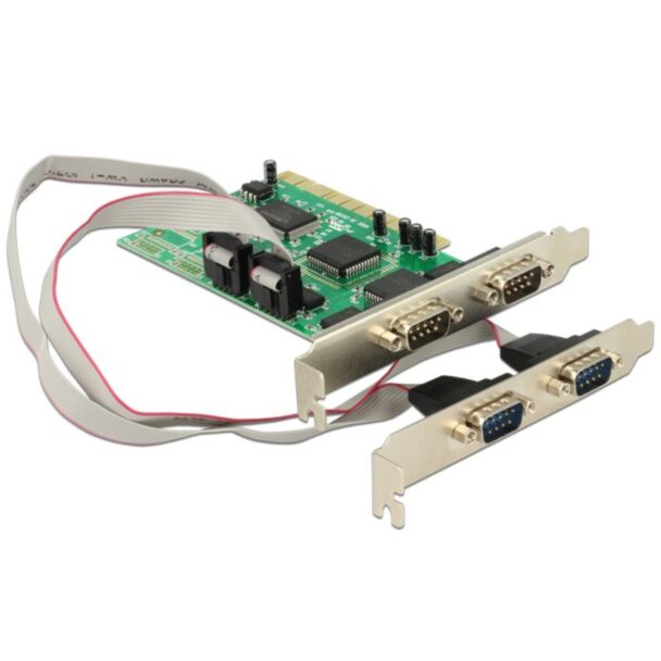 DeLOCK PCI Card 4x Serial scheda di interfaccia e adattatore