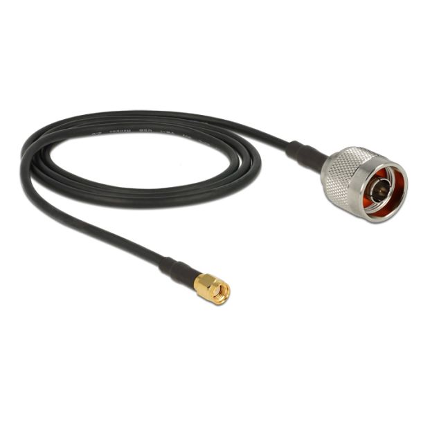 DeLOCK 88938 cavo coassiale CFD200 1 m RP-SMA