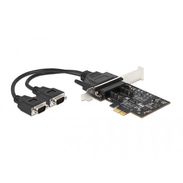 DeLOCK PCI Express x1 Card to 2 x Serial RS-422/485 with 15 kV ESD protection