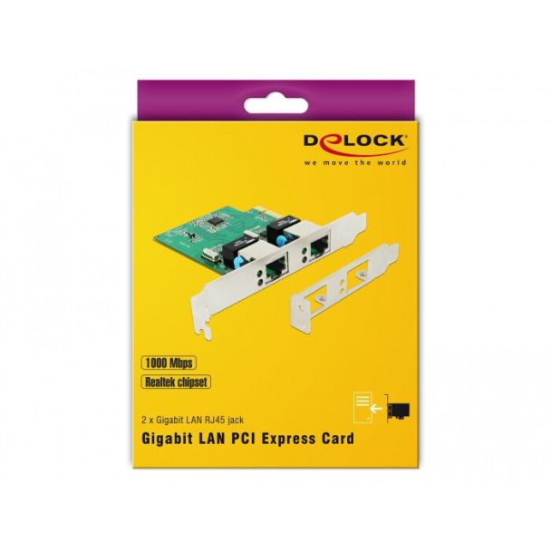 DeLOCK 89999 scheda di rete e adattatore Interno WLAN 1000 Mbit/s