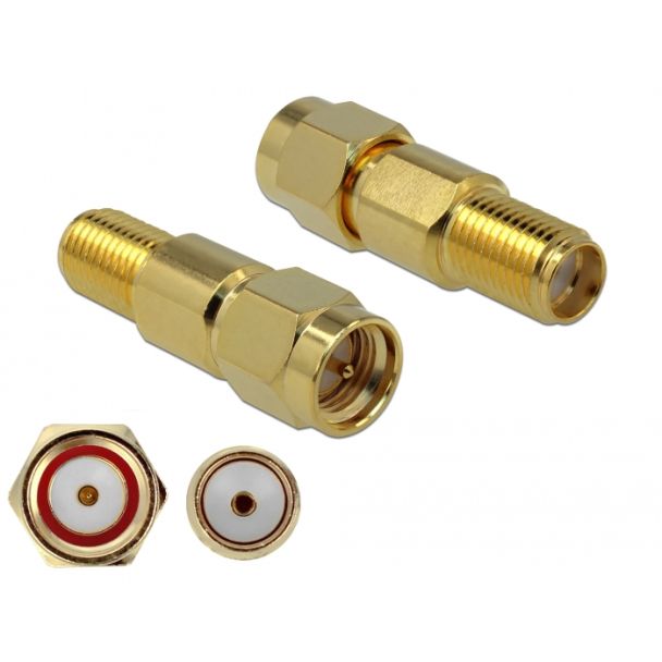 DeLOCK 89990 connettore coassiale SMA 1 pz 50 Ω