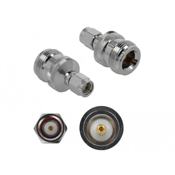 DeLOCK 89985 cable gender changer RP-SMA Nickel