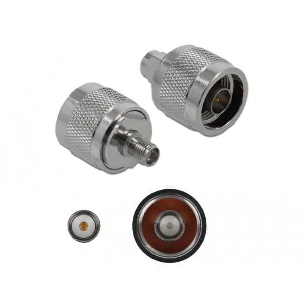 DeLOCK 89983 cable gender changer SMA Nickel