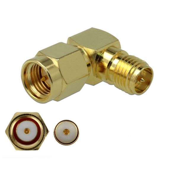 DeLOCK 89967 connettore coassiale SMA 1 pz 50 Ω