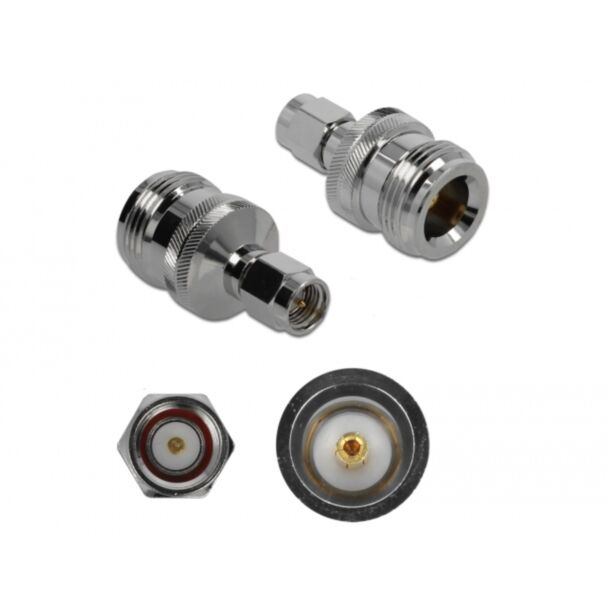DeLOCK 89960 wire connector N, SMA Nickel