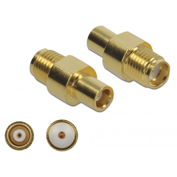 DeLOCK 89958 wire connector SMA, MCX Gold