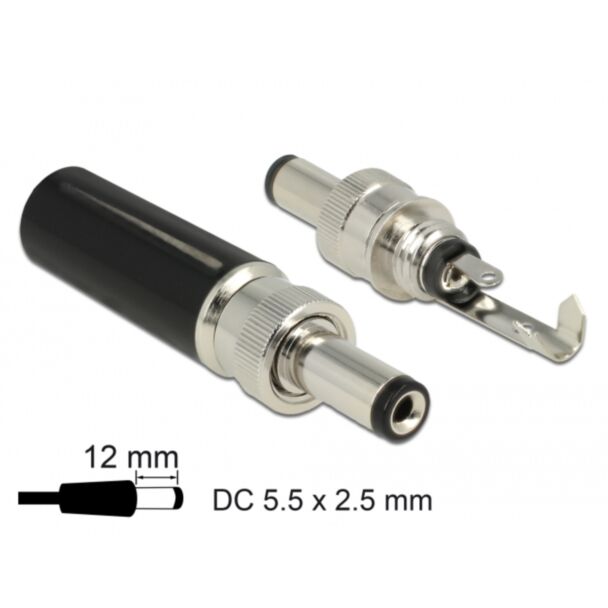 DeLOCK 89916 wire connector DC Black, Stainless steel
