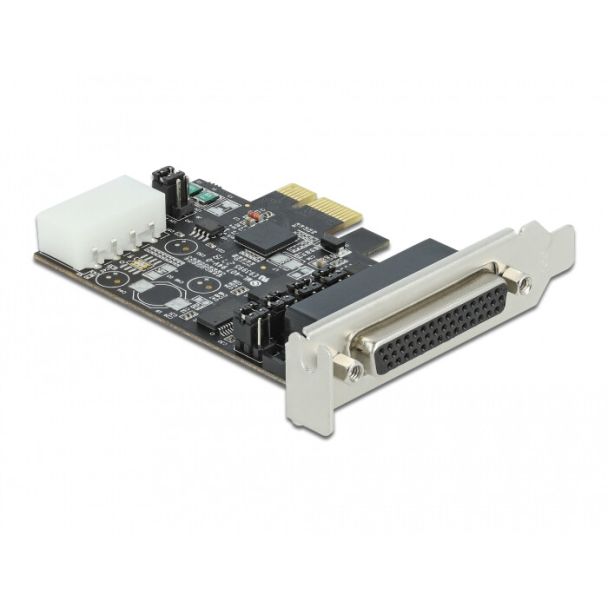 DeLOCK Scheda PCI Express x1 a 2 x Seriale RS-232 con tensione di alimentazione 5 V / 12 V