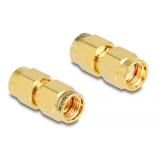 DeLOCK Adapter RP-SMA plug to RP-SMA plug