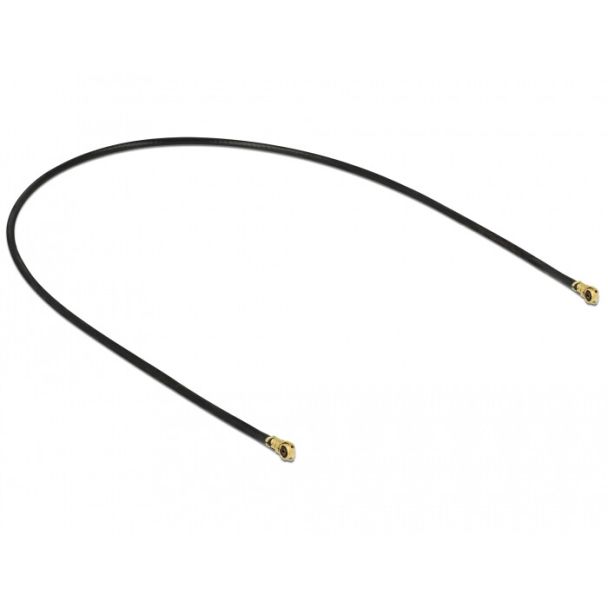 DeLOCK 89643 cavo coassiale 1.13 0,5 m MHF IV/ HSC MXHP32 Nero, Oro