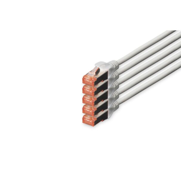 Digitus Cavo patch CAT 6 S/FTP, 5 pezzi