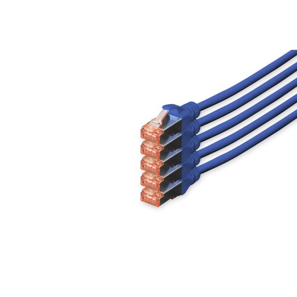 Digitus Cavo patch CAT 6 S/FTP, 5 pezzi