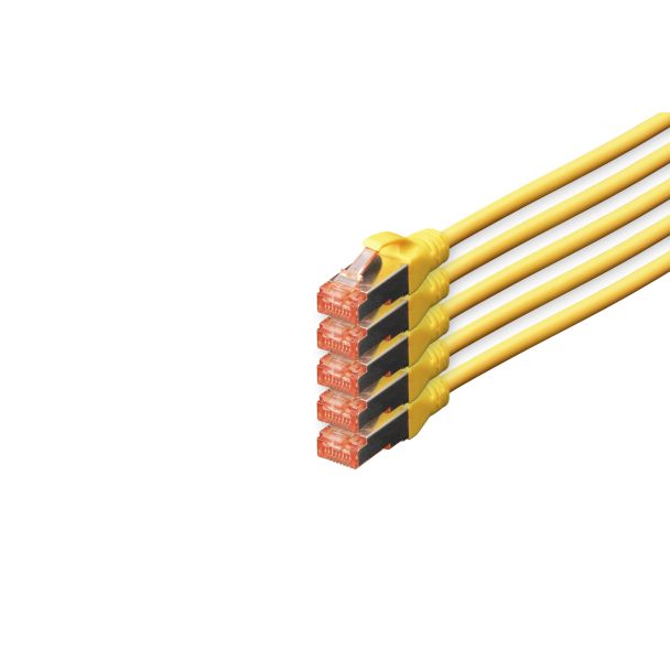 Digitus Cavo patch CAT 6 S/FTP, 5 pezzi