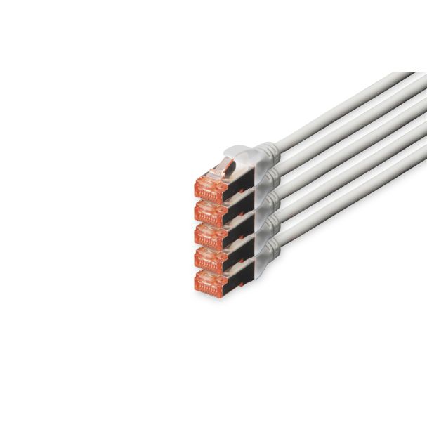 Digitus Cavo patch CAT 6 S/FTP, 5 pezzi