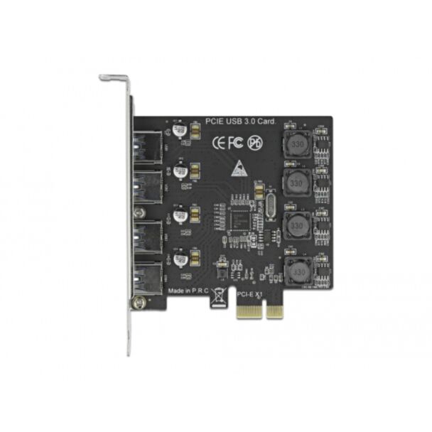 DeLOCK Scheda PCI Express x1 per 4 x USB Tipo-A femmina SuperSpeed USB (USB 3.2 Gen 1)