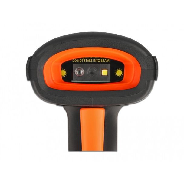 DeLOCK Scanner industriale per codici a barre 1D e 2D per 2,4 GHz, Bluetooth o USB