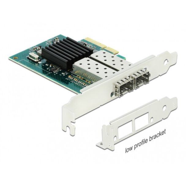 DeLOCK Scheda PCI Express x4 per 2 x slot SFP Gigabit LAN
