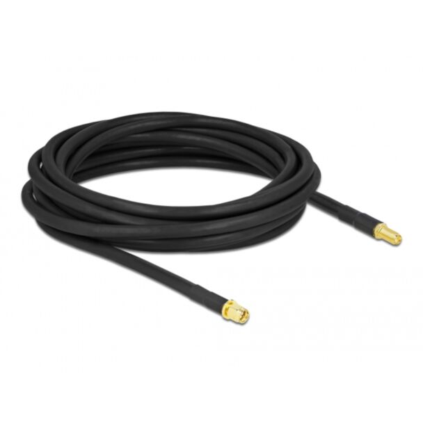 DeLOCK Antenna Cable SMA plug to SMA jack LMR/CFD300 5 m low loss