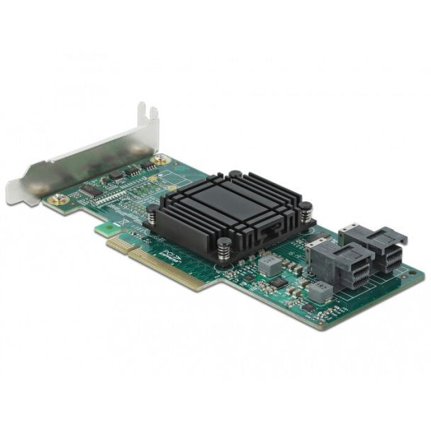 DeLOCK Scheda PCI Express x8 per 2 x interna NVMe SFF-8643 - Fattore di forma a basso profilo