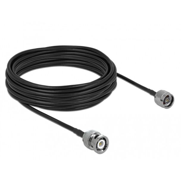 DeLOCK 90425 coaxial cable LMR195 10 m Black, Grey