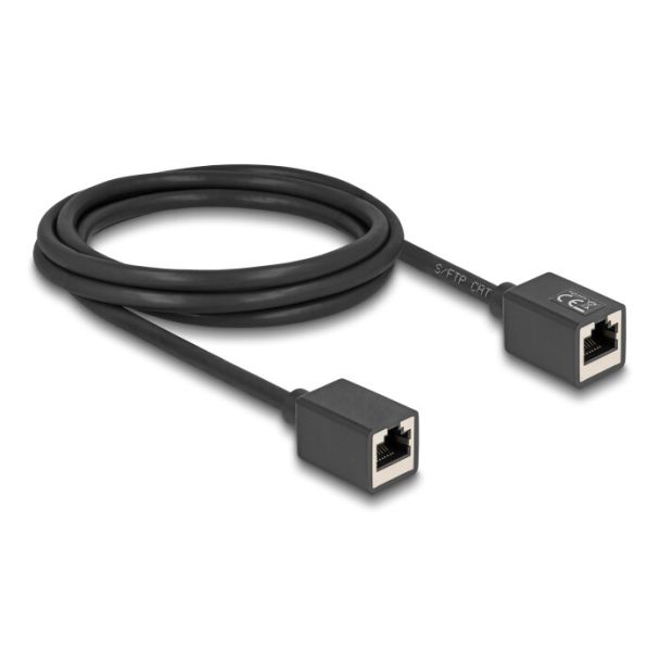 DeLOCK 90331 networking cable Black 2 m Cat6a S/FTP (S-STP)