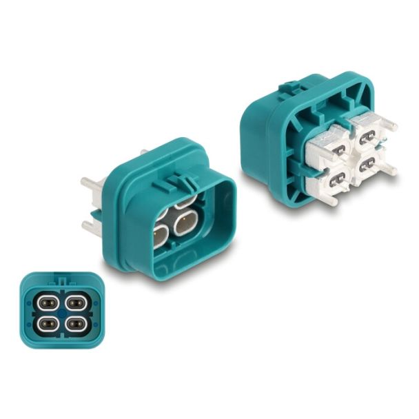 DeLOCK HDMTD quad plug for PCB Protection class IP67 / IP69K