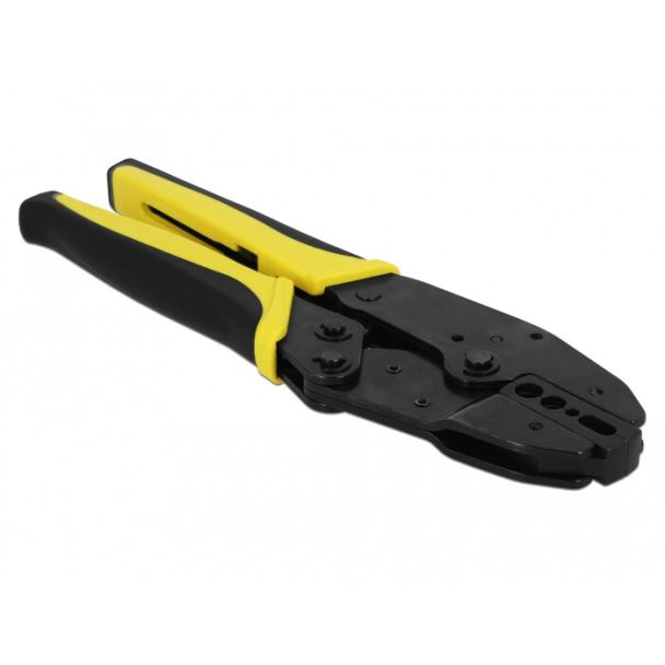 DeLOCK 90295 pinza crimpatrice Nero, Giallo