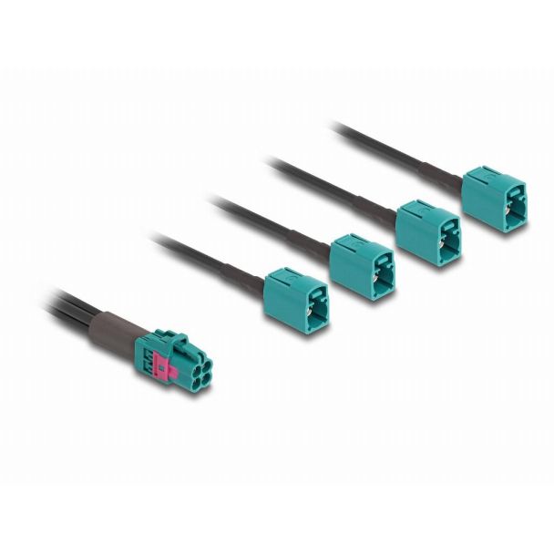DeLOCK Cavo Mini FAKRA Z quadruplo per 4 x FAKRA Z femmina tipo-A