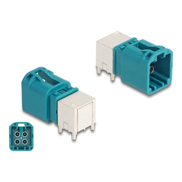 DeLOCK Mini FAKRA Z maschio quadruplo angolato tipo-B PCB